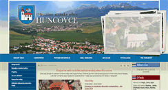 Desktop Screenshot of huncovce.sk